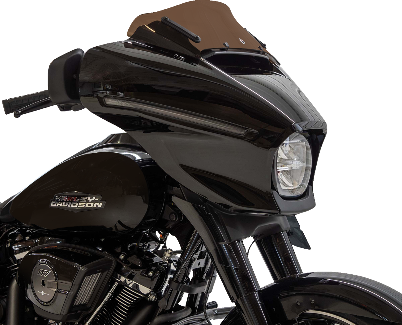 Kolor Flare® Windshield - 6-1/2" - Bronze - '23-'25 FLHX