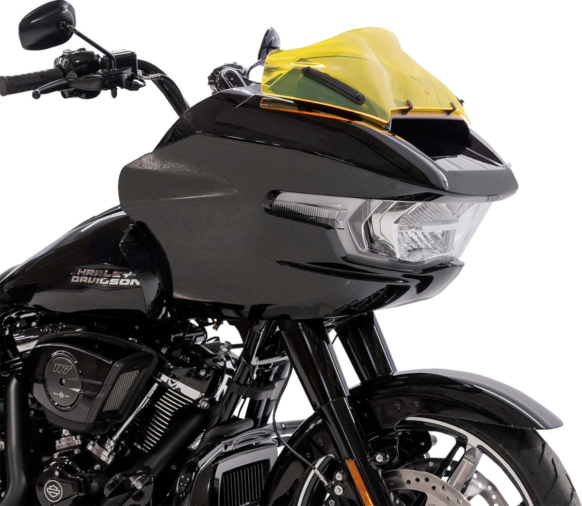 Ice Flare® Windshield - 8" - Yellow Ice - '23-'25 FLTRX