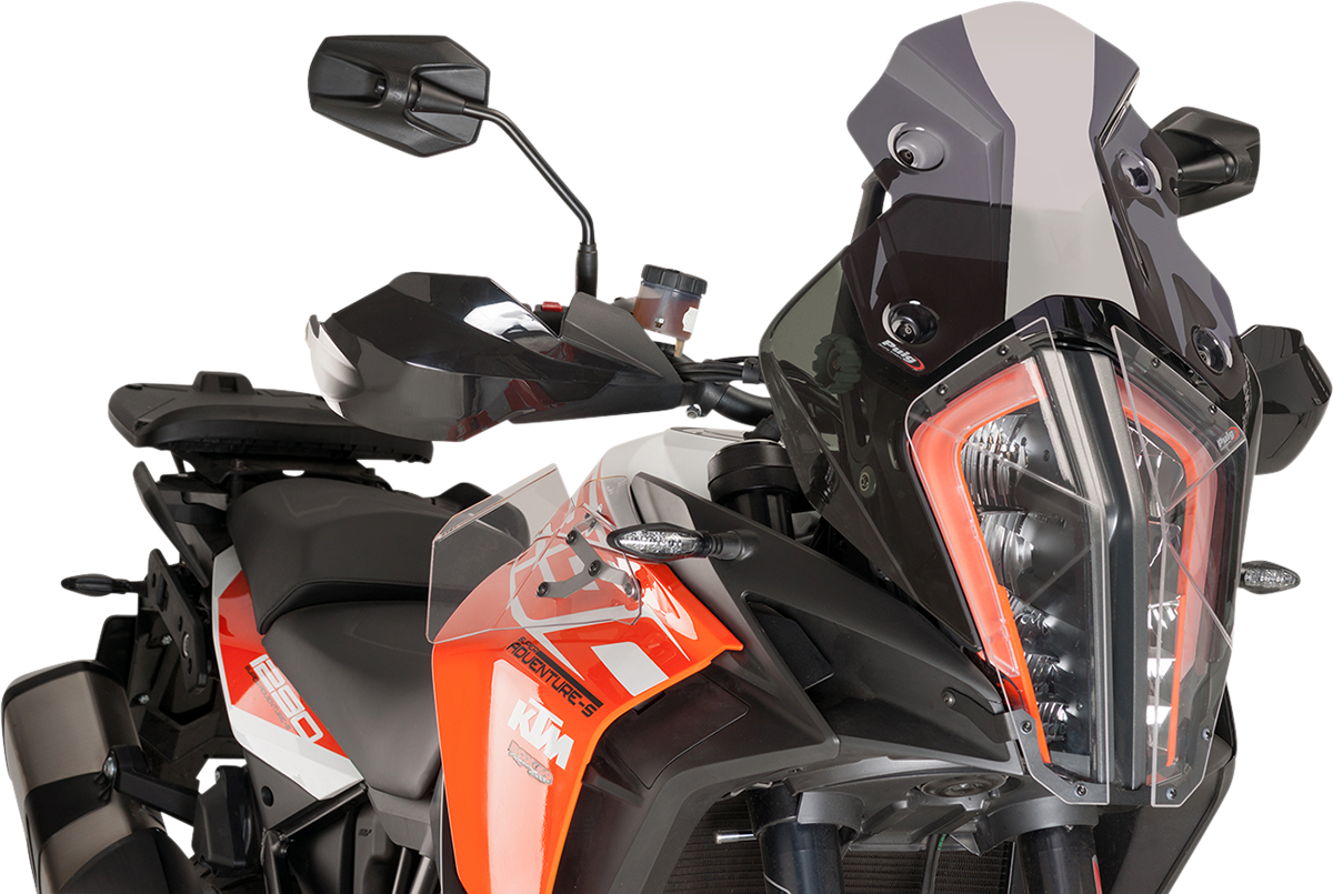Race Windscreen - 11-1/2" - Dark Smoke - KTM