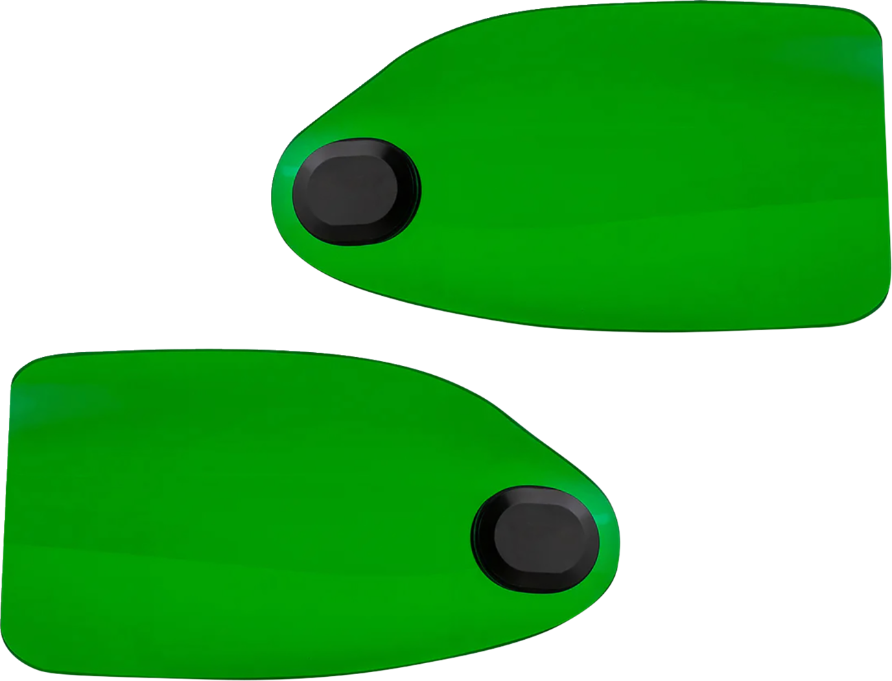 Flare® Handguards - Harley-Davidson Hydraulic Clutch - Green