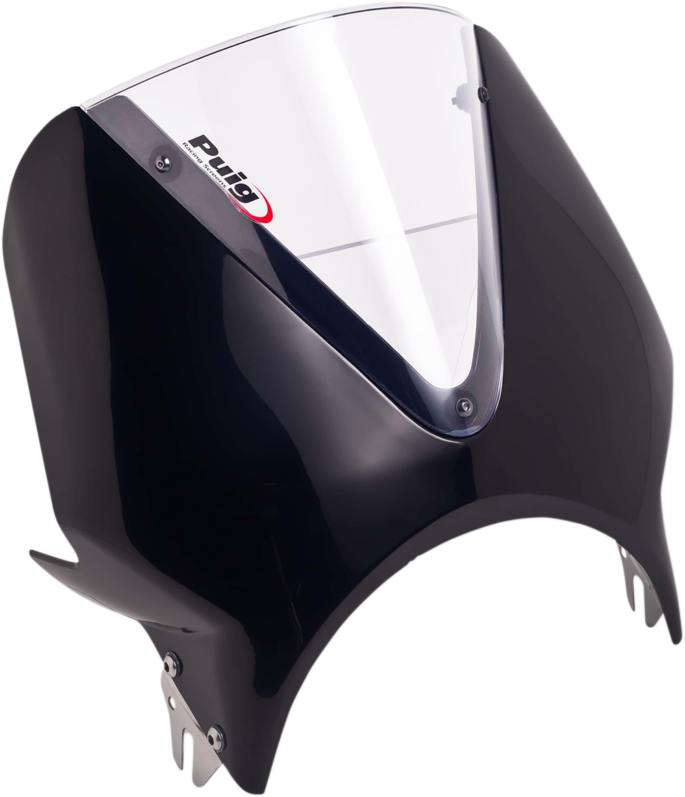 Windscreen - 13" - Black/Clear