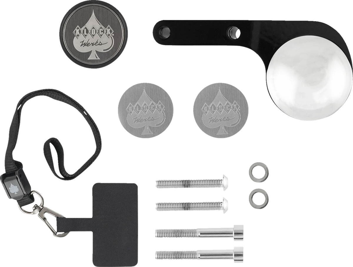 iOmount™ For Indian - Left Perch Mount - Black - Challenger/Pursuit