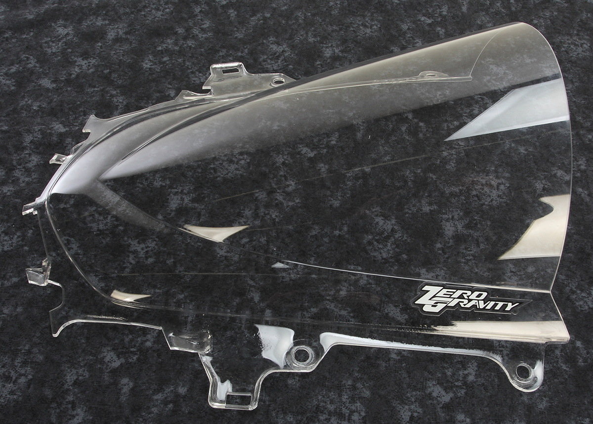 Double Bubble Windscreen - Clear - R1