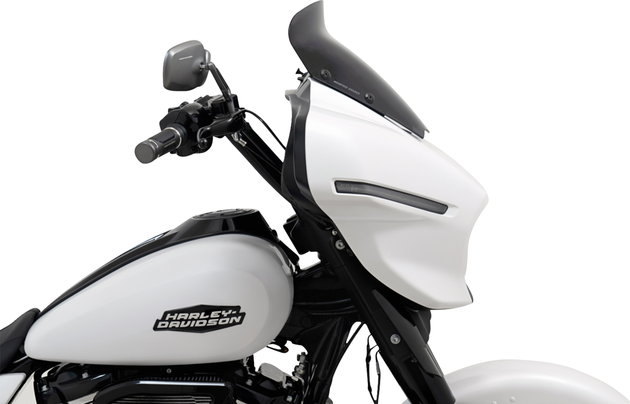 Spoiler Windshield - 5" - Dark Black Smoke - FLHX