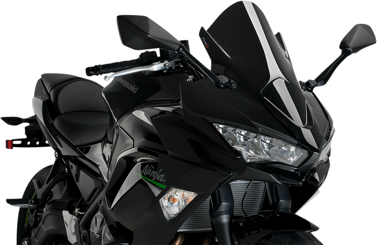 Race Windscreen - 19" - Black - Kawasaki
