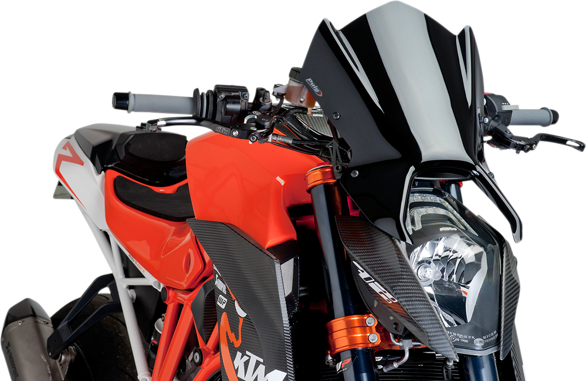 New Generation Windscreen - 16-1/2" - Black - KTM 1290