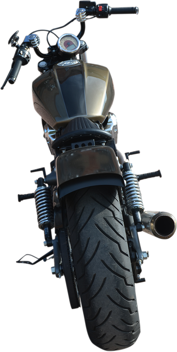 Outrider Rear Fender - Black - Indian Scout