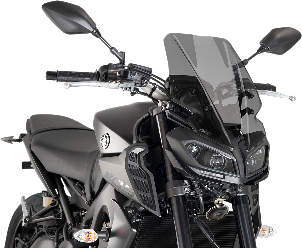 New Generation Windscreen - 16-1/2" - Dark Smoke - MT09