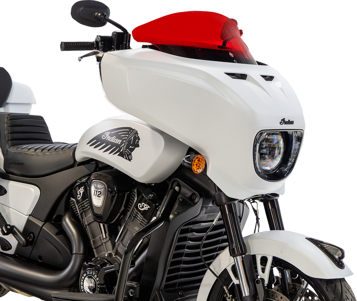 Windshield - 9" - Red - Chieftain PowerPlus/Roadmaster PowerPlus