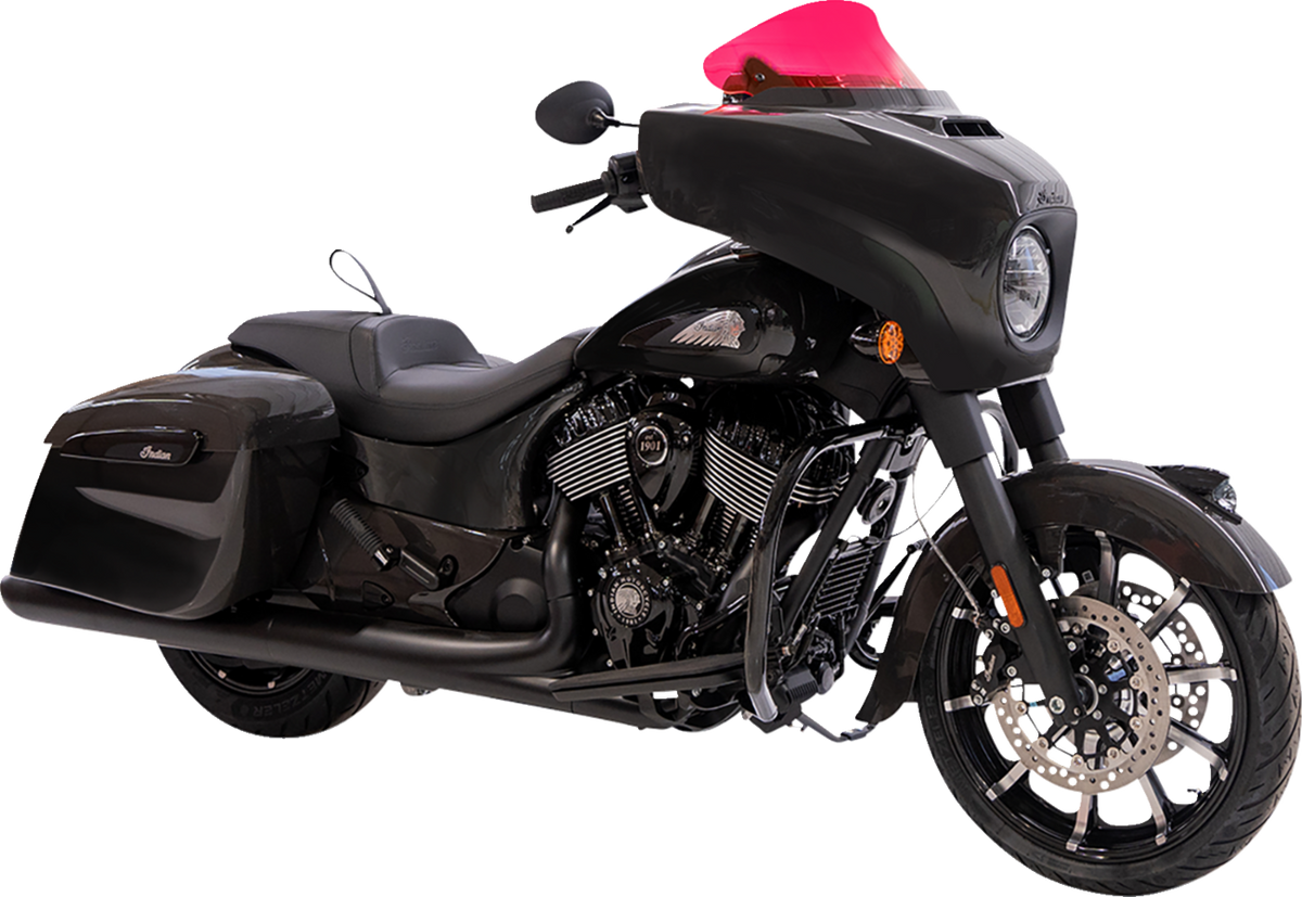 Ice Flare® Windshield - 10" - Pink Ice - '14-'26 Indian