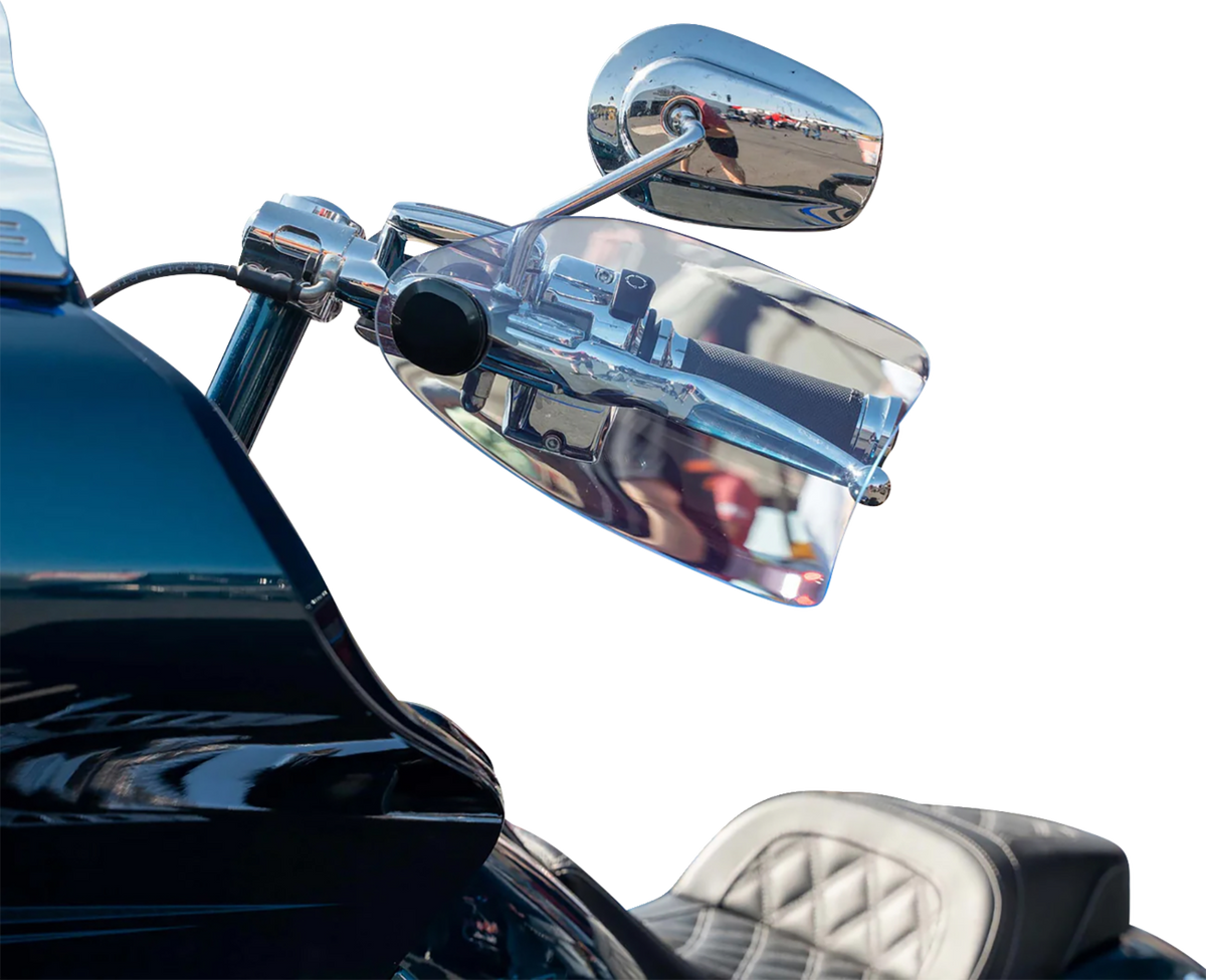 Flare® Handguards - Harley-Davidson Cable Clutch - Blue Ice