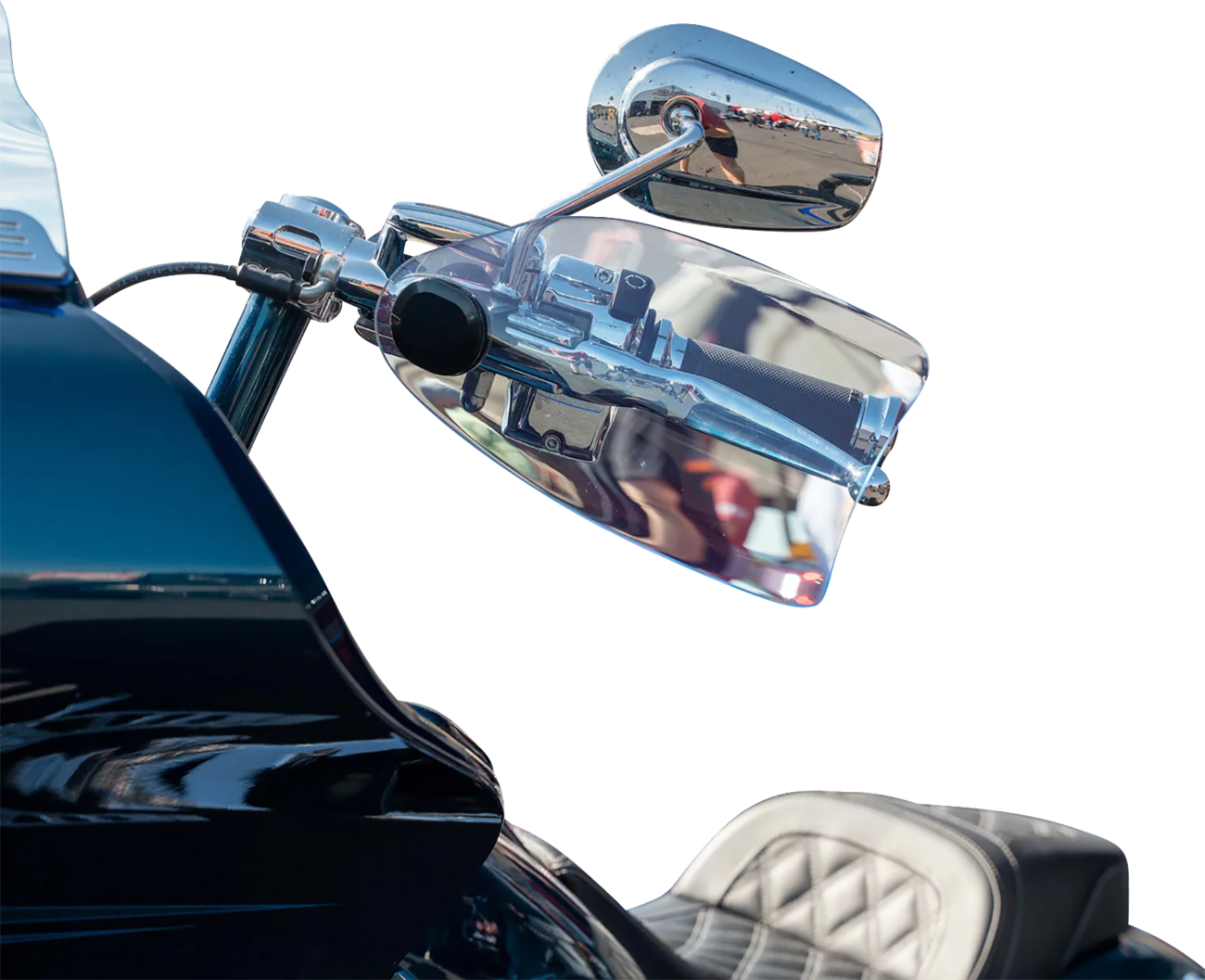 Flare® Handguards - Harley-Davidson Cable Clutch - Blue Ice
