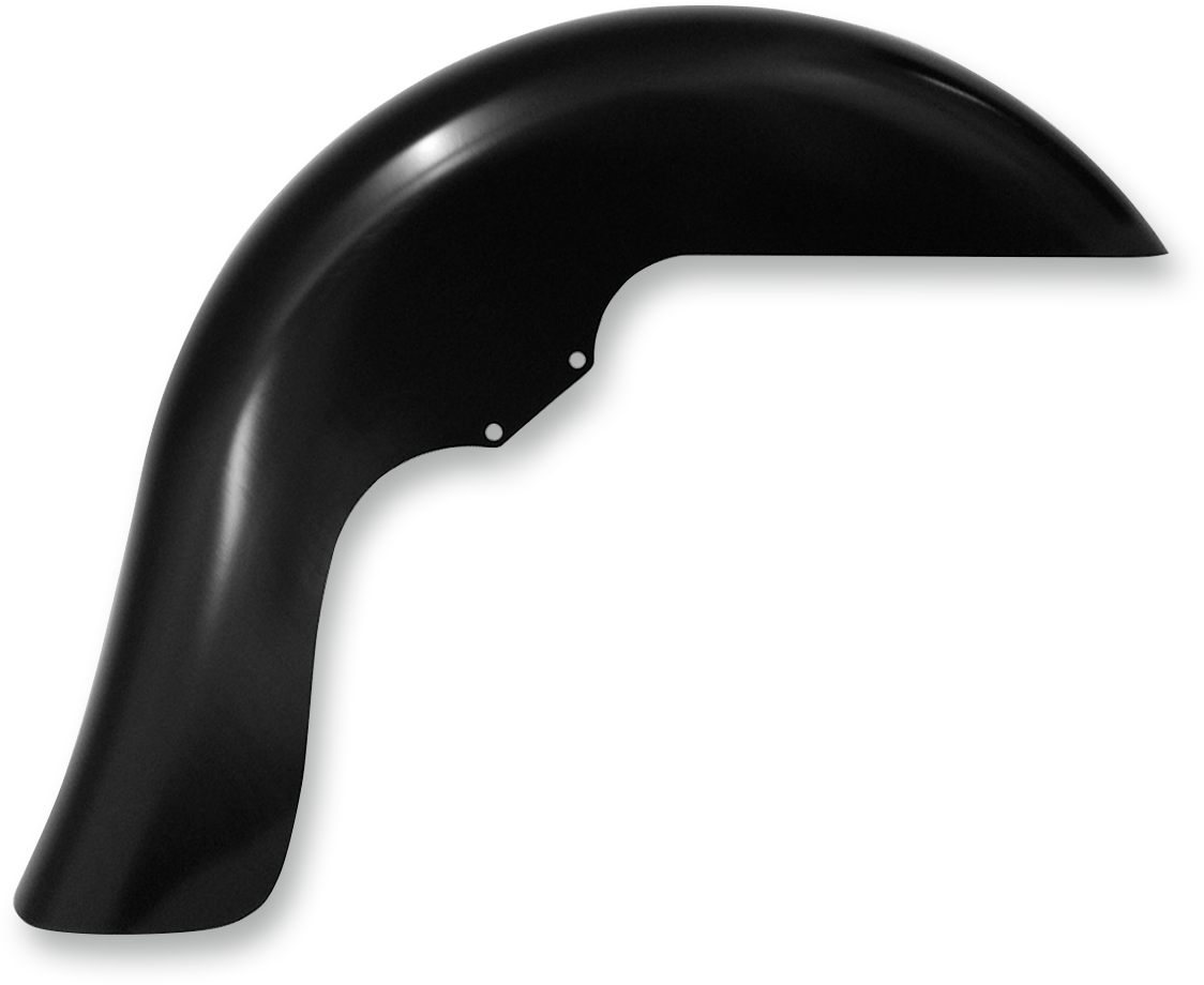 WFB™ Benchmark Front Fender - For Raked Trees - Black - 23" - HD Touring/Trike