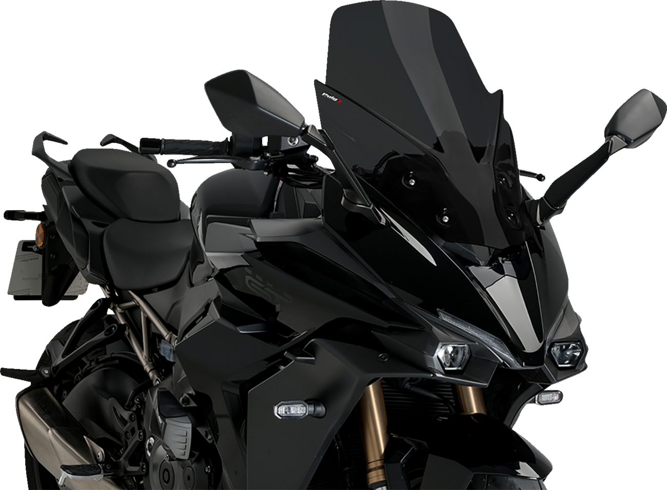 Touring Windscreen - 21-1/2" - Dark Smoke - GSX-S1000