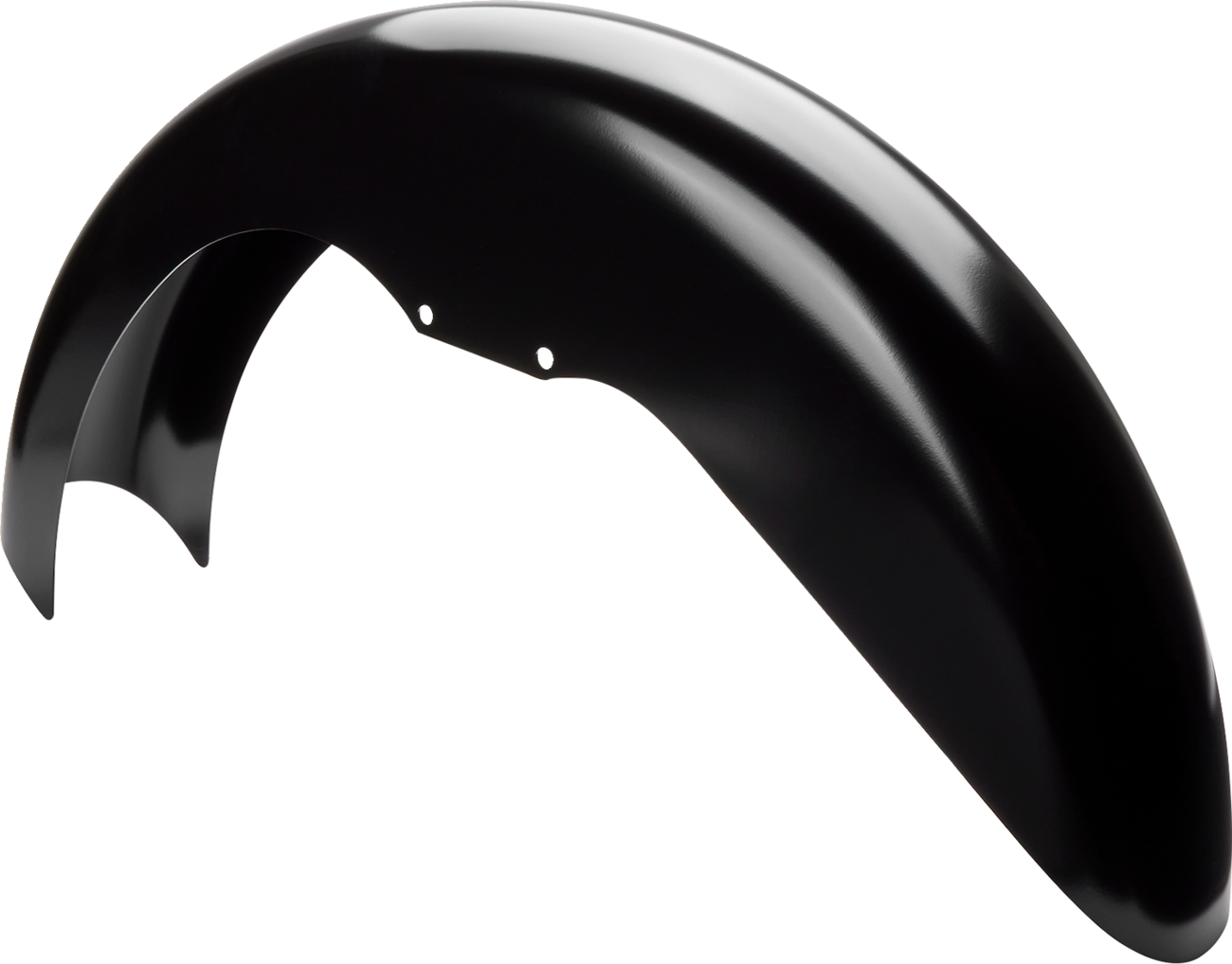 Level Front Fender - Black - 19" - HD Softail