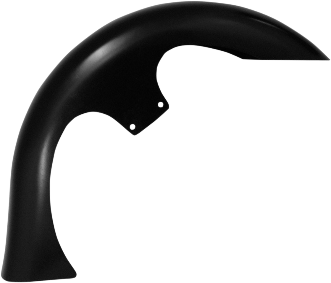 Slicer Front Fender Kit - For Raked Frames - Black - 26" - HD Touring/Trike