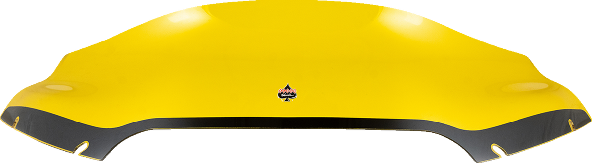 Kolor Flare® Windshield - 6" - Yellow - '15-'25 FLTR