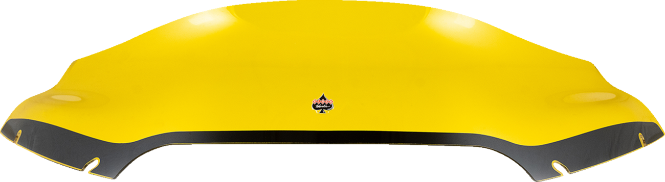 Kolor Flare® Windshield - 6" - Yellow - '15-'25 FLTR