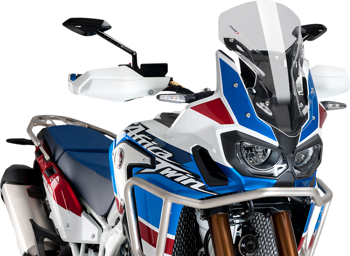 Race Windscreen - 16-1/4" - Light Smoke - Honda