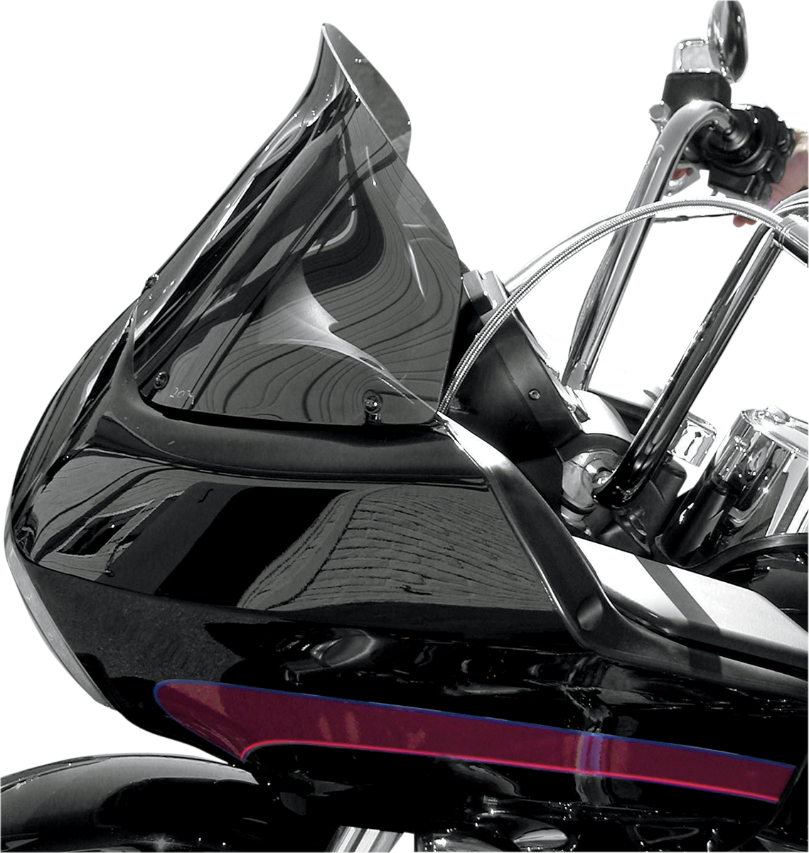 Windshield - 10" - Dark Smoke - FLTR