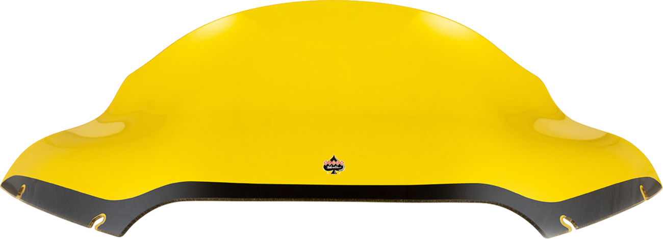 Kolor Flare® Windshield - 9" - Yellow - '15-'25 FLTR
