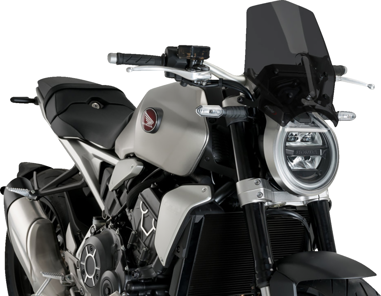 New Generation Sport Windshield - 13-1/2" - Dark Smoke - CB1000R