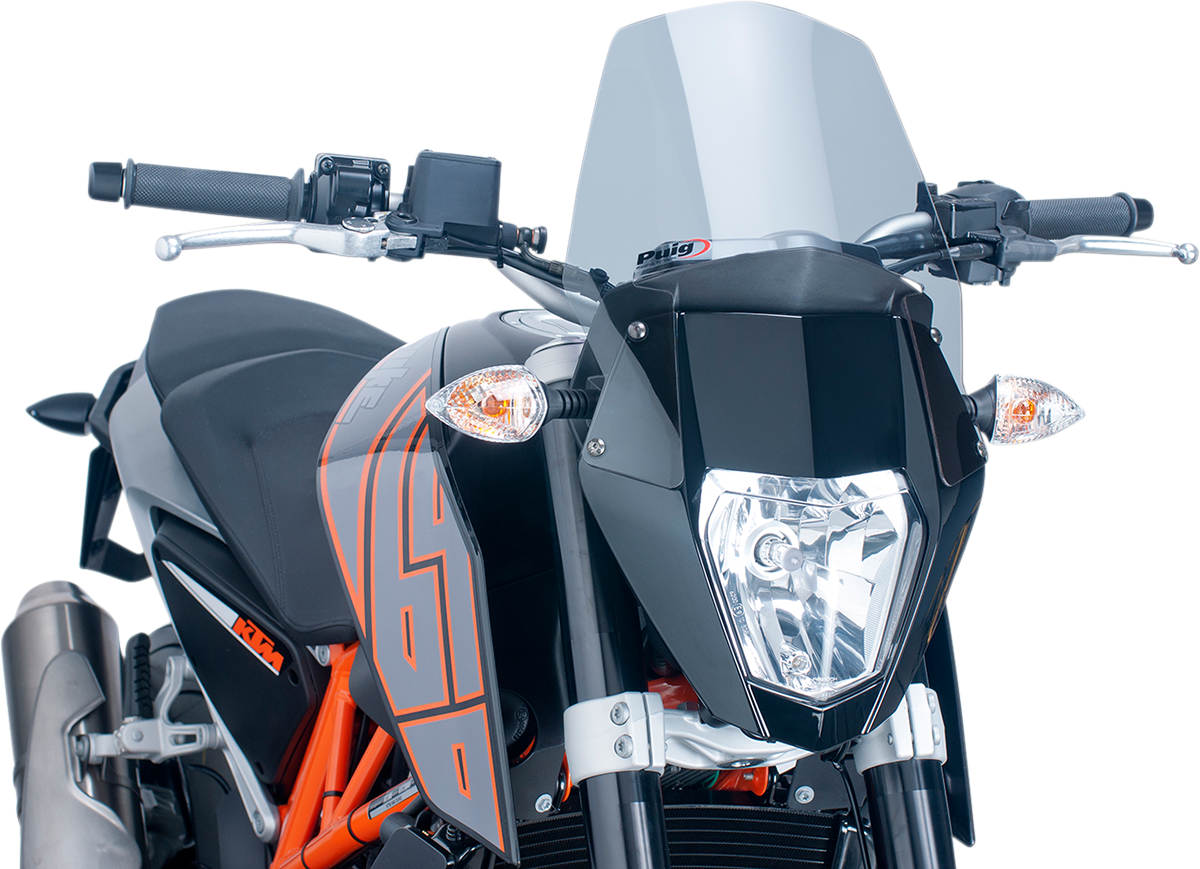New Generation Windscreen - 10-1/2" - Smoke - KTM 690
