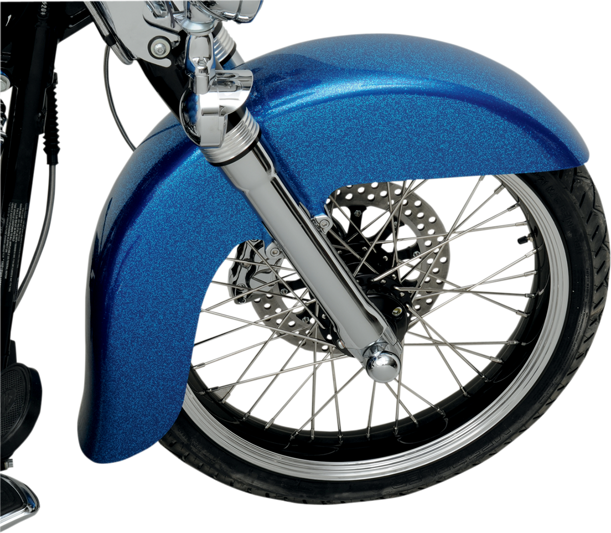 Benchmark Front Fender - Black - 21" - HD Softail