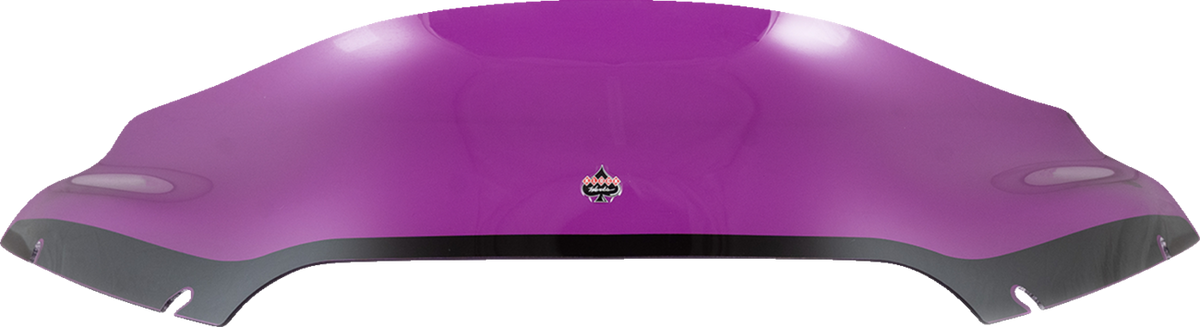 Kolor Flare® Windshield - 6" - Purple - '15-'25 FLTR