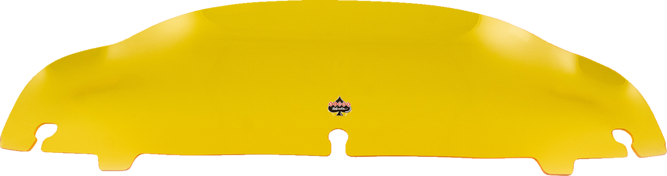Kolor Flare® Windshield - 4" - Yellow - '14-'25 FLH/FLHT/FLHX