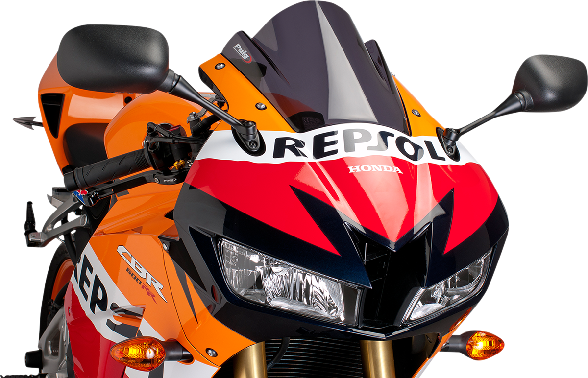 Race Windscreen - 9-1/2" - Dark Smoke - CBR600RR