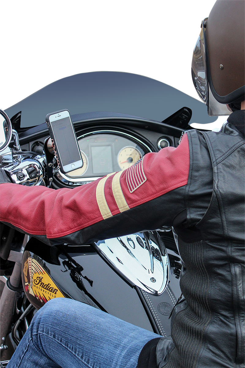 iOmount™ For Indian - Left Perch Mount - Black - Touring