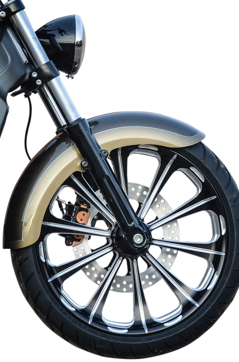 Outrider Front Fender - Black - 16"-19" - Indian Scout
