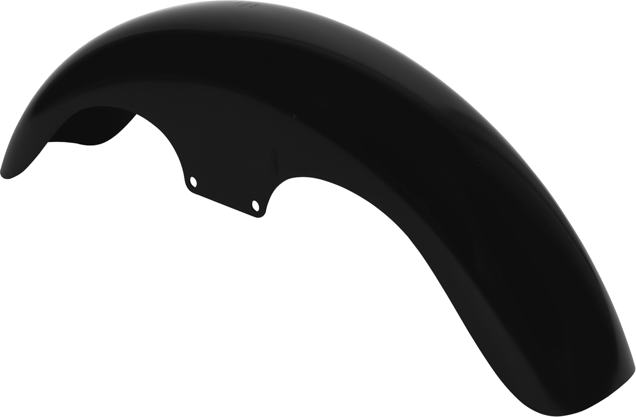 Klub Front Fender - Black - 19" - HD Softail