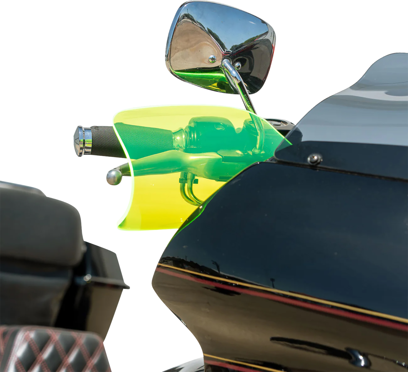 Flare® Handguards - Harley-Davidson Cable Clutch - Green Ice