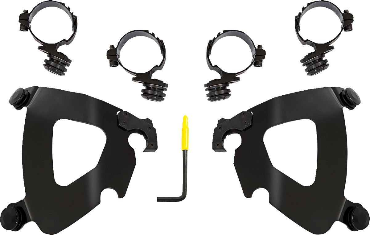 Gauntlet Mounting Kit - Black - Honda