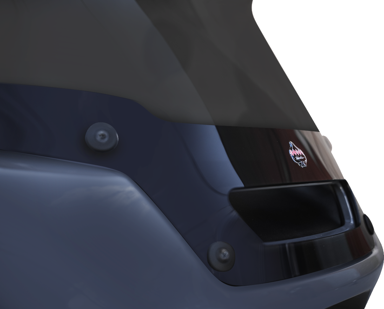 Flare® Windshield - 6" - Dark Smoke - FXLRST