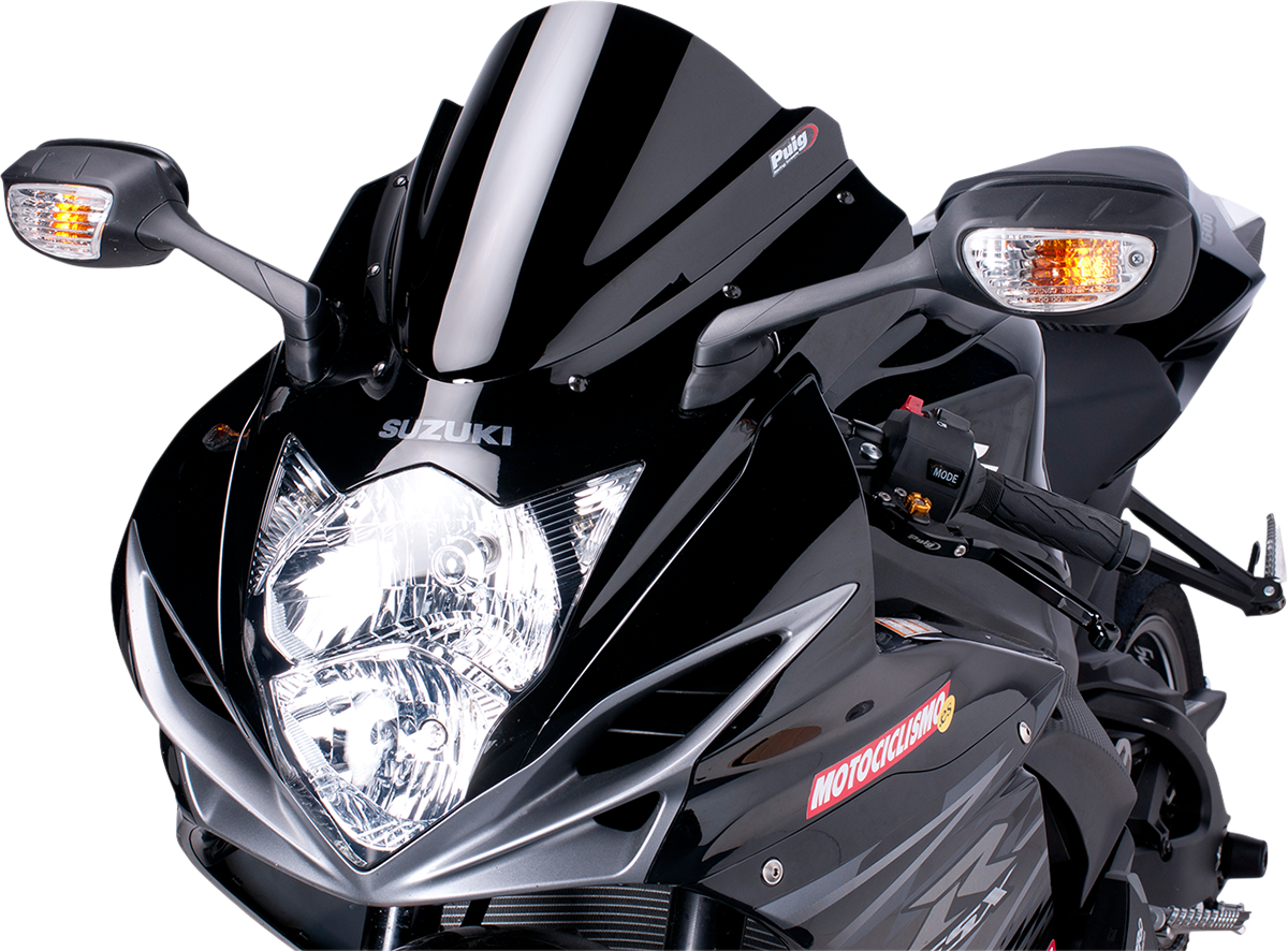 Race Windscreen - 11" - Black - GSX-R600/GSX-R750