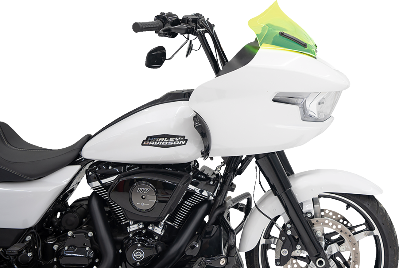 Ice Flare® Windshield - 10" - Green Ice - '23-'25 FLTRX