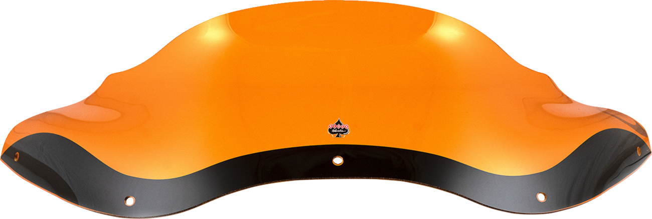 Kolor Flare® Windshield - 8" - Orange - '98-'13 FLTR