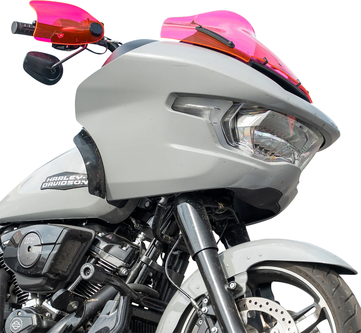 Flare® Handguards - '23-'25 Harley-Davidson - Pink Ice