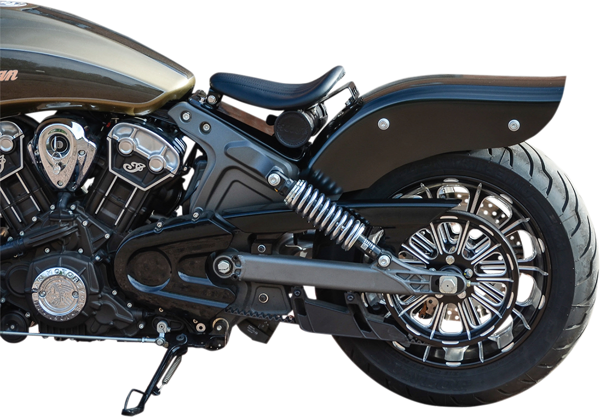 Outrider Rear Fender - Black - Indian Scout
