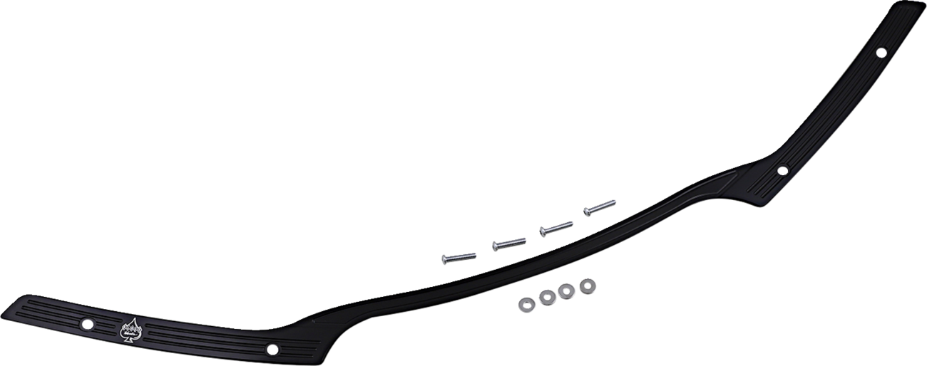Flare® Windshield Trim - Logo - Black W/ Contrast Logo - '15-'25 FLTR