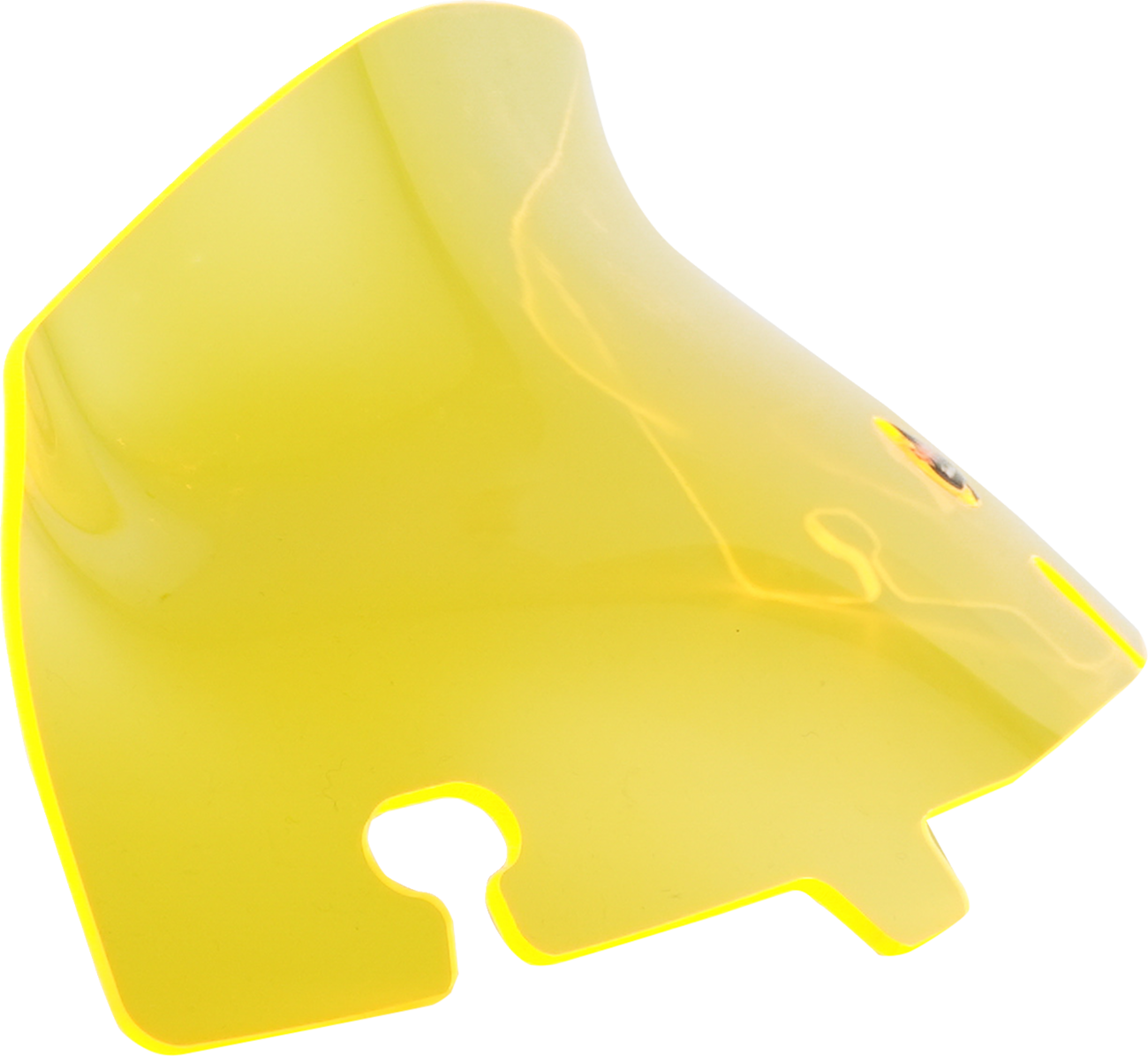 Ice Flare® Windshield - 4" - Yellow Ice - '14-'25 FLHT/FLHX