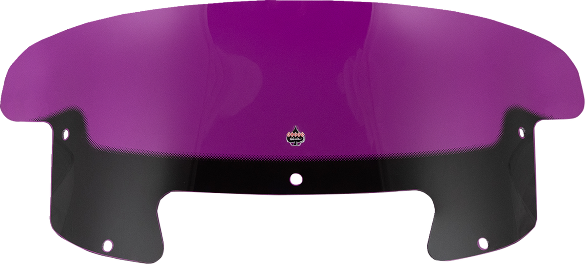 Kolor Flare™ Windshield - 8" - Purple - Indian