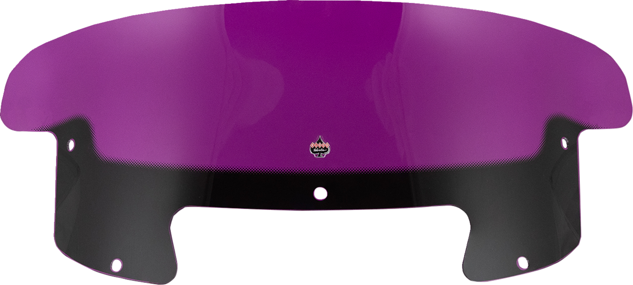 Kolor Flare™ Windshield - 8" - Purple - Indian