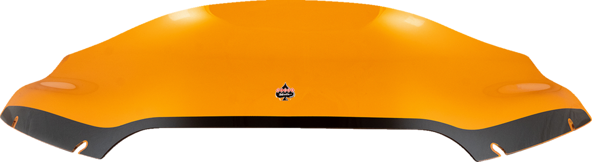 Kolor Flare® Windshield - 6" - Orange - '15-'25 FLTR