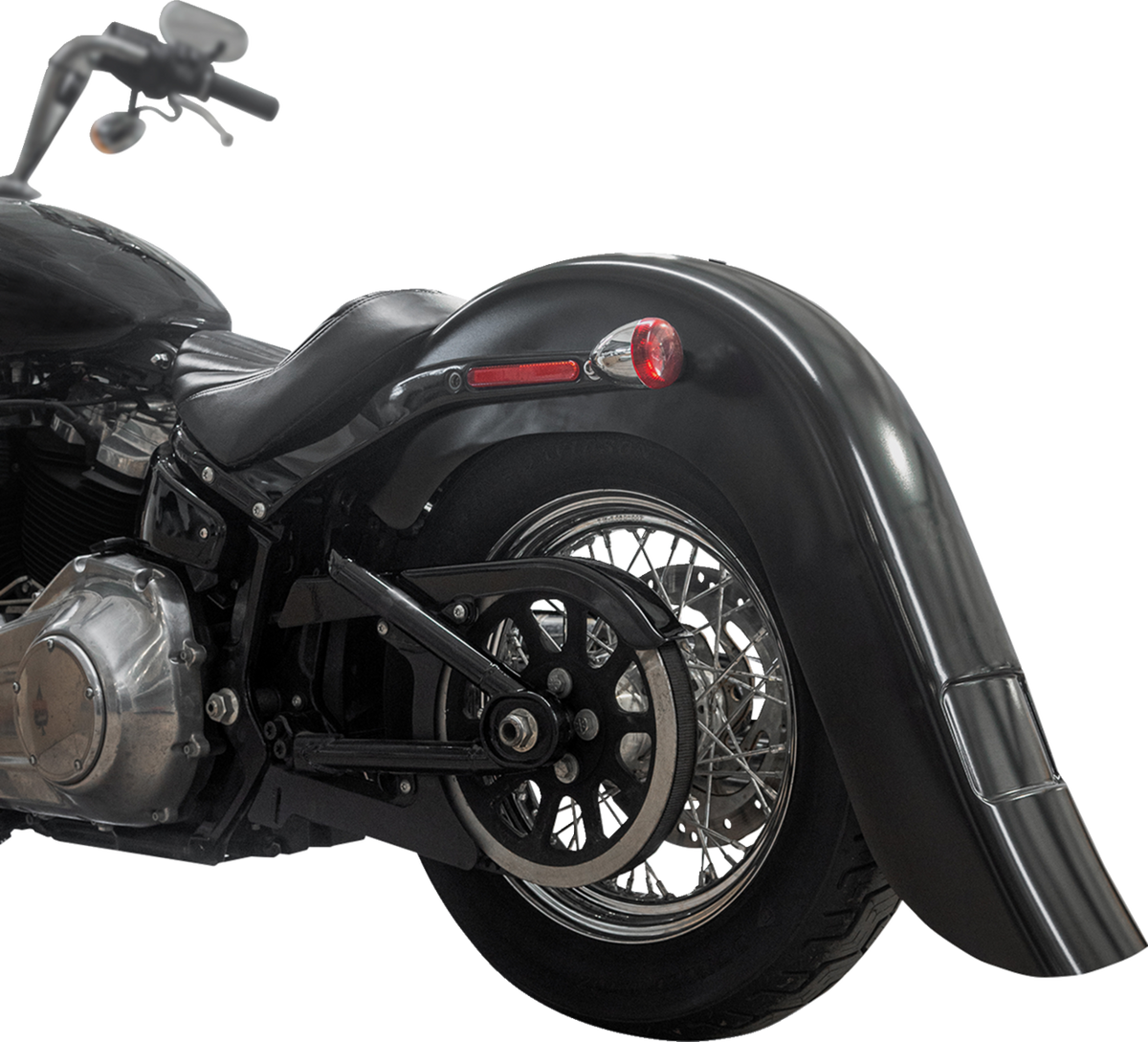 Benchmark Rear Fender - Vicla - Frenched - 9" Extended Rear - Black