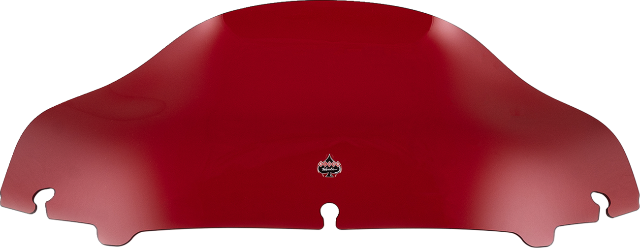 Kolor Flare® Windshield - 6-1/2" - Red - '14-'25 FLH/FLHT/FLHX