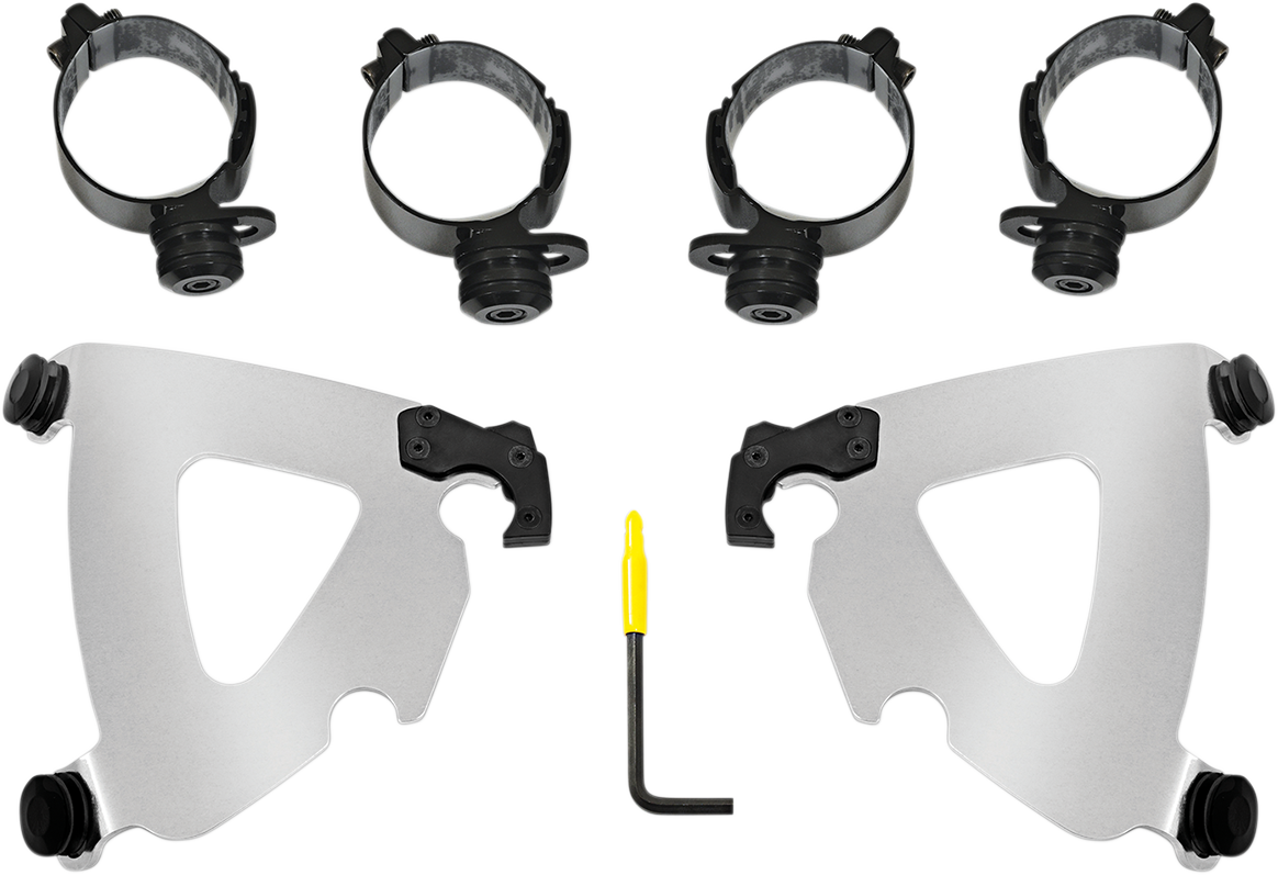 Road Warrior Mounting Kit - Polished - FLSB/FXLRS